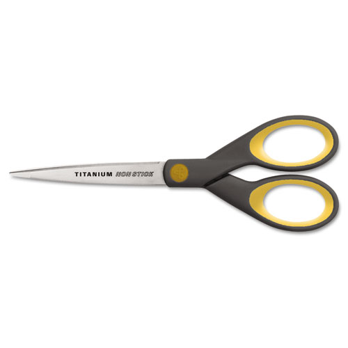 Non-Stick Titanium Bonded Scissors, 7" Straight | by Plexsupply