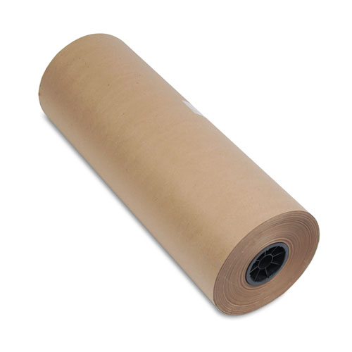 Image of High-Volume Heavyweight Wrapping Paper Roll, 50 lb Wrapping Weight Stock, 24" x 720 ft, Brown