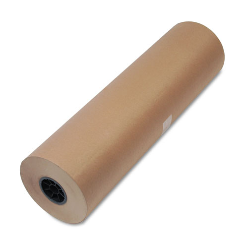 Image of High-Volume Heavyweight Wrapping Paper Roll, 50 lb Wrapping Weight Stock, 30" x 720 ft, Brown