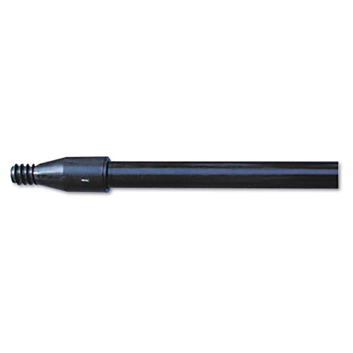 Fiberglass Broom Handle, Nylon Plastic Threaded End, 1" Dia. x 60" Long, Black | by Plexsupply