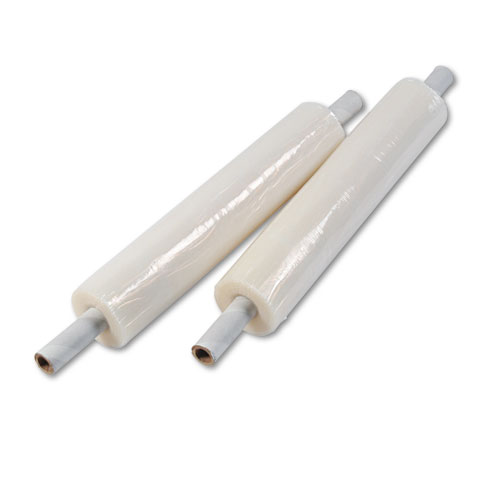 Stretch Film with Preattached Handles, 20 x 1000ft, 20mic (80-Gauge), 4/Carton