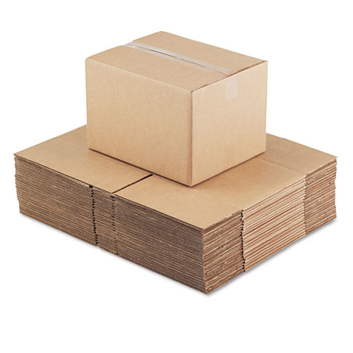Fixed-Depth Corrugated Shipping Boxes, Regular Slotted Container (RSC), 12" x 15" x 10", Brown Kraft, 25/Bundle