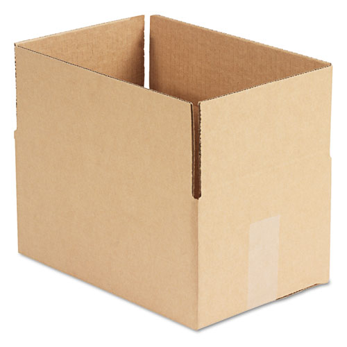 Universal® Fixed-Depth Corrugated Shipping Boxes, Regular Slotted Container (Rsc), 8" X 12" X 6", Brown Kraft, 25/Bundle