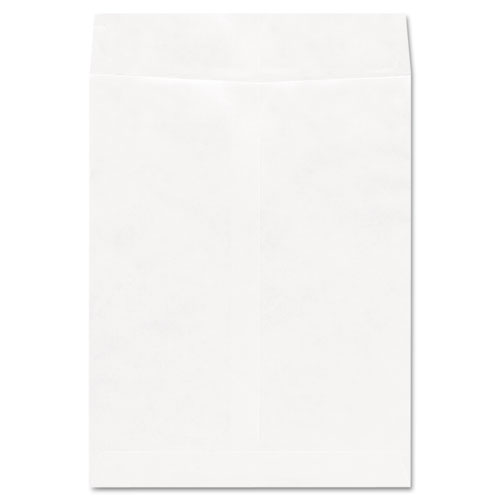 DELUXE TYVEK ENVELOPES, #13 1/2, SQUAR FLAP, SELF-ADHESIVE CLOSURE, 10 X 13, WHITE, 100/BOX