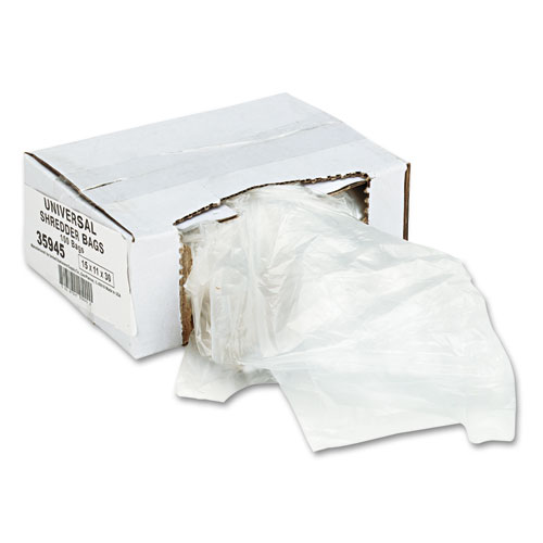 High-Density Shredder Bags, 16 Gal Capacity, 100/box