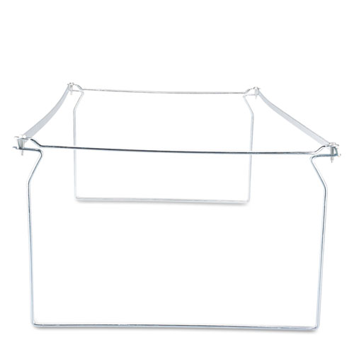 Universal® Screw-Together Hanging Folder Frame, Legal Size, 23" To 26.77" Long, Silver, 6/Box