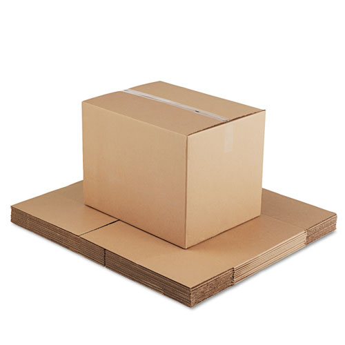 Image of Universal® Fixed-Depth Corrugated Shipping Boxes, Regular Slotted Container (Rsc), 18" X 24" X 18", Brown Kraft, 10/Bundle