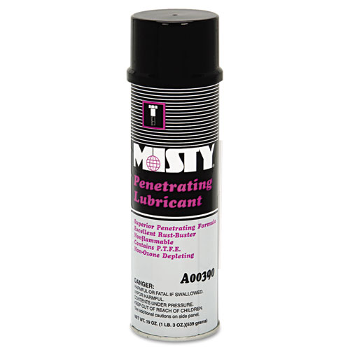 Misty® Penetrating Lubricant Spray, 19 Oz Aerosol Can, 12/Carton