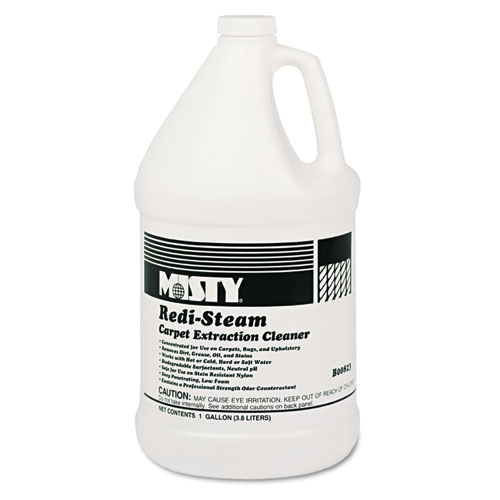 Redi-Steam Carpet Cleaner, Pleasant Scent, 1gal Bottle, 4/carton