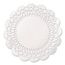 DOILY,12IN,RND,WH