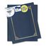 HOLDER,CERT,GOLDFOIL,6PK,BE