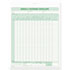Weekly Expense Envelope, 8.5 x 11, 1/Page, 20 Forms