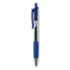 Comfort Grip Gel Pen, Retractable, Medium 0.7 mm, Blue Ink, Translucent Blue Barrel, Dozen