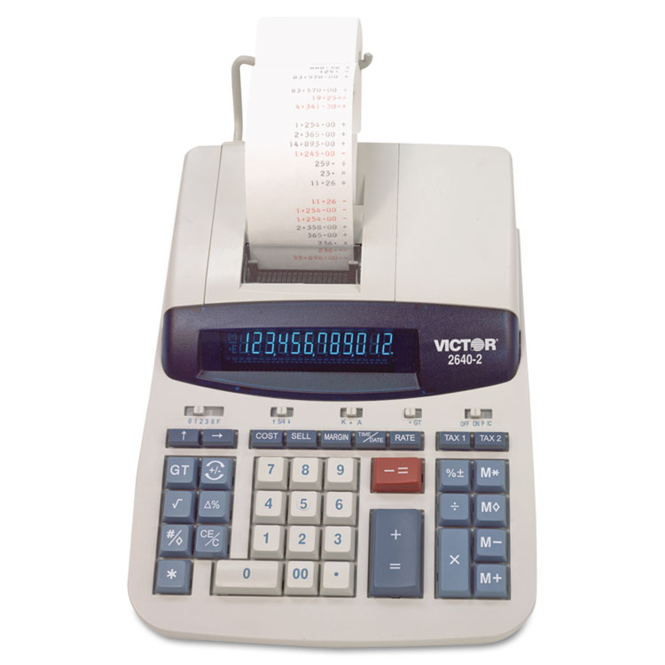 Picture of 2640-2 Two-Color Printing Calculator, Black/Red Print, 4.6 Lines/Sec