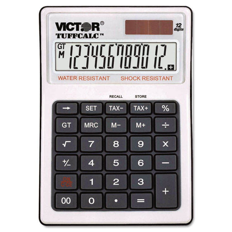 Picture of TUFFCALC Desktop Calculator, 12-Digit LCD