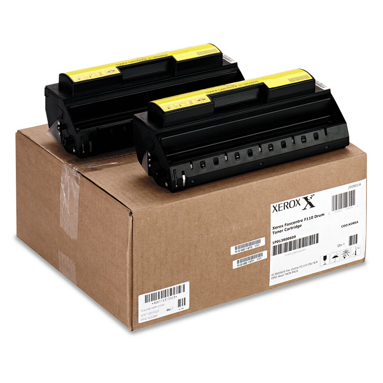 Picture of 013R00609 Toner, 3000 Page-Yield, 2/Pack, Black