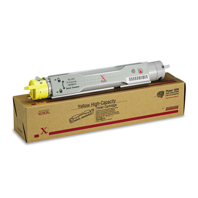 Picture of 106R00674 High-Yield Toner, 8000 Page-Yield, Yellow