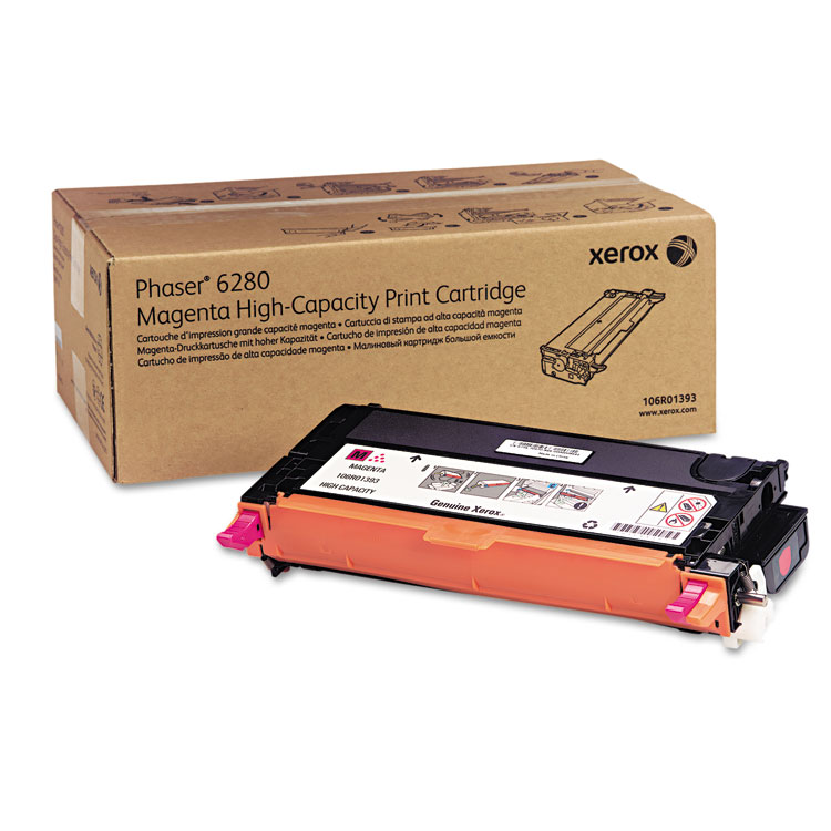 Picture of 106R01393 High-Yield Toner, 5900 Page-Yield, Magenta