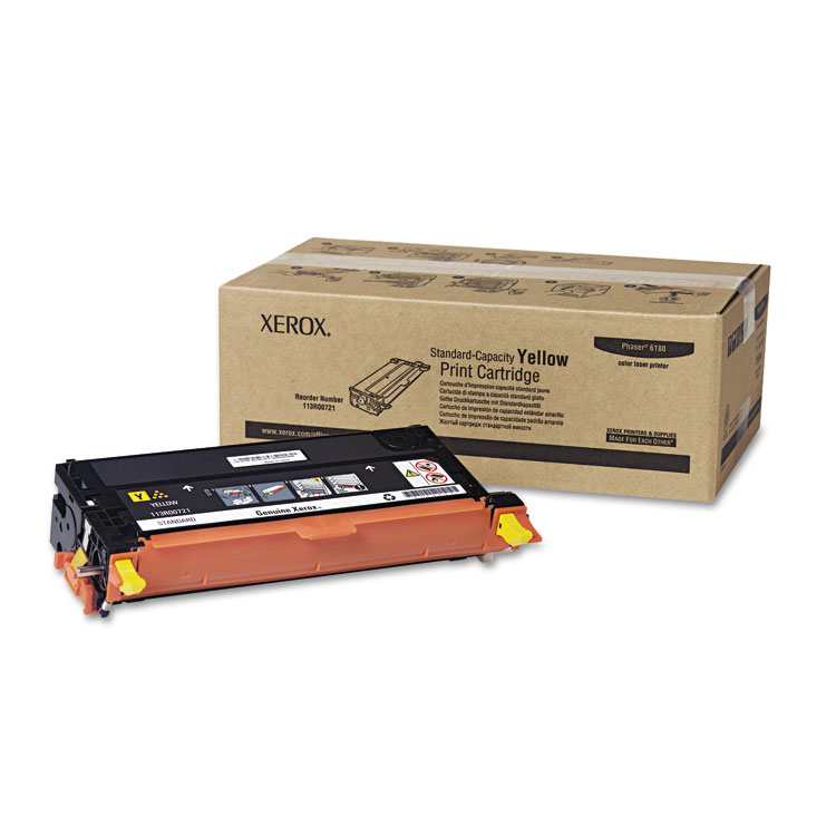 Picture of 113R00721 Toner, 2000 Page-Yield, Yellow