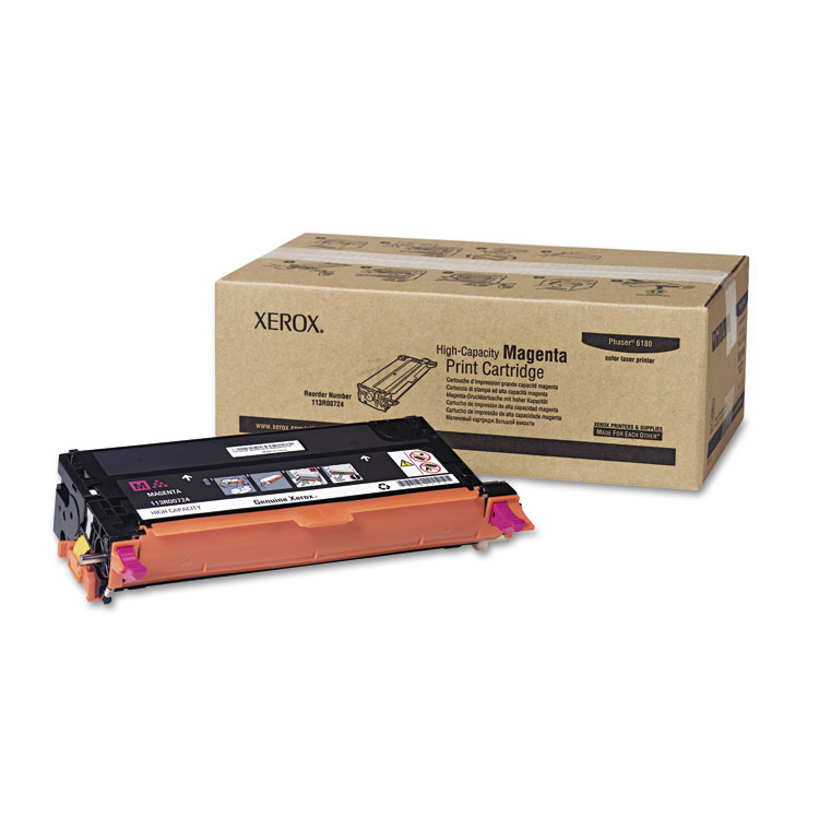 Picture of 113R00724 High-Yield Toner, 6000 Page-Yield, Magenta