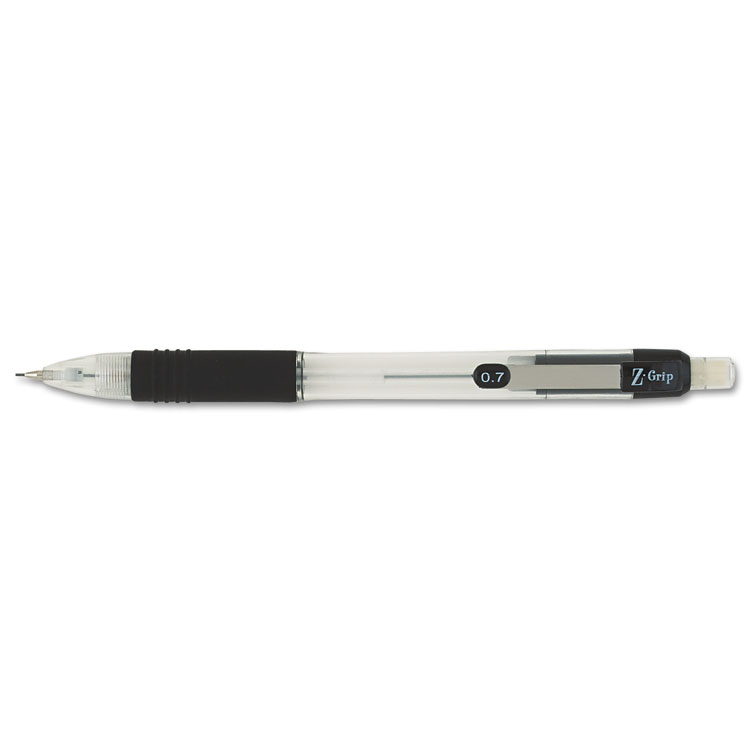 Picture of Z-Grip Mechanical Pencil, HB, .7mm, Clear, Dozen