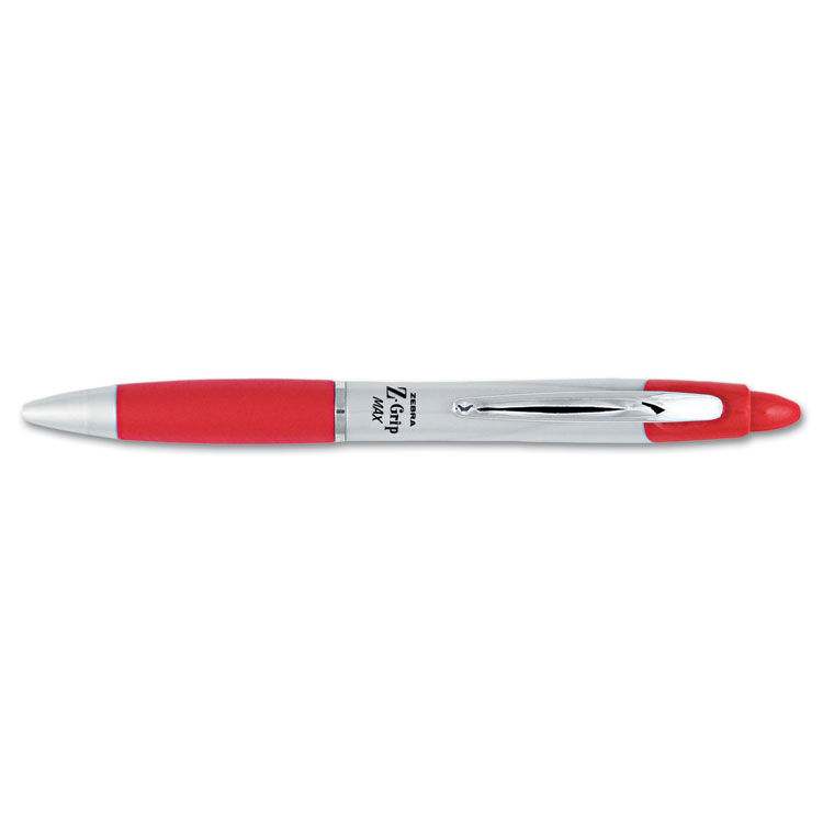 Picture of Z-Grip MAX Ballpoint Retractable Pen, Red Ink, Medium, Dozen