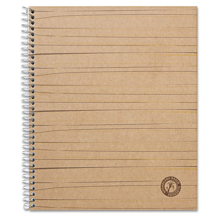 Picture of Sugarcane Based Notebook, College Rule, 11 x 8 1/2, White, 100 Sheets