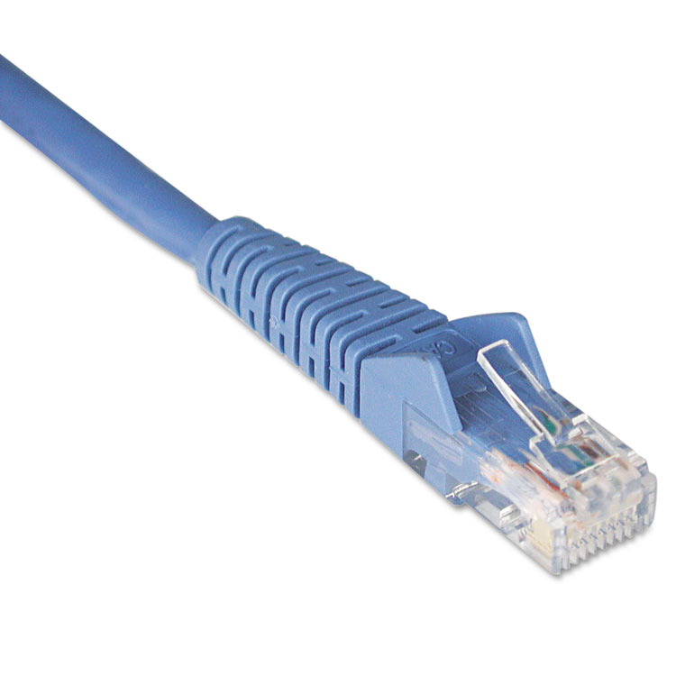 Picture of CAT6 Snagless Molded Patch Cable, 1 ft, Blue
