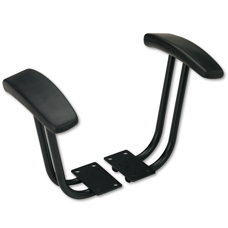Picture of Alera Fixed T-Arms for Interval and Essentia Series Chairs and Stools, Black