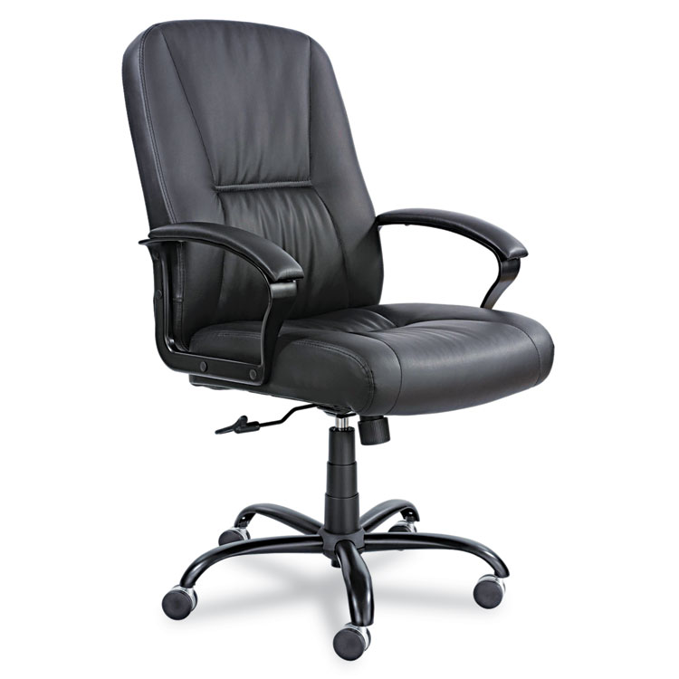 Picture of Serenity Big & Tall Leather Series High-Back Chair, Black Leather