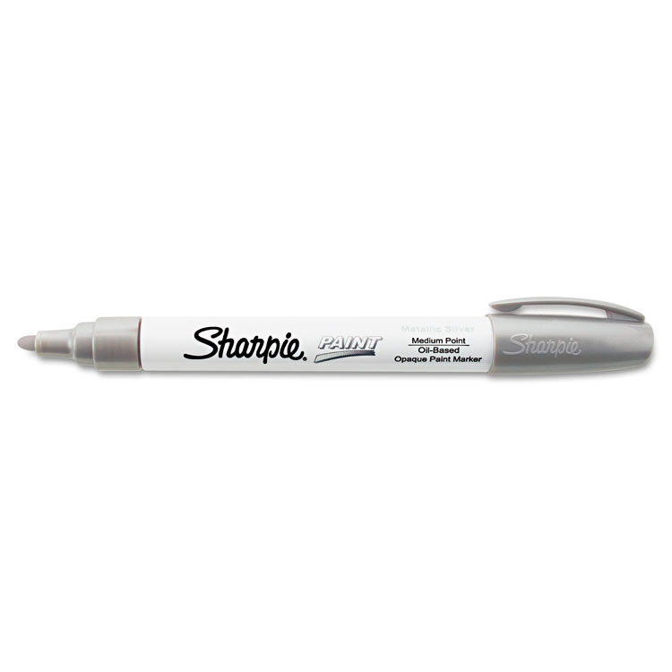 Picture of Permanent Paint Marker, Medium Point, Silver