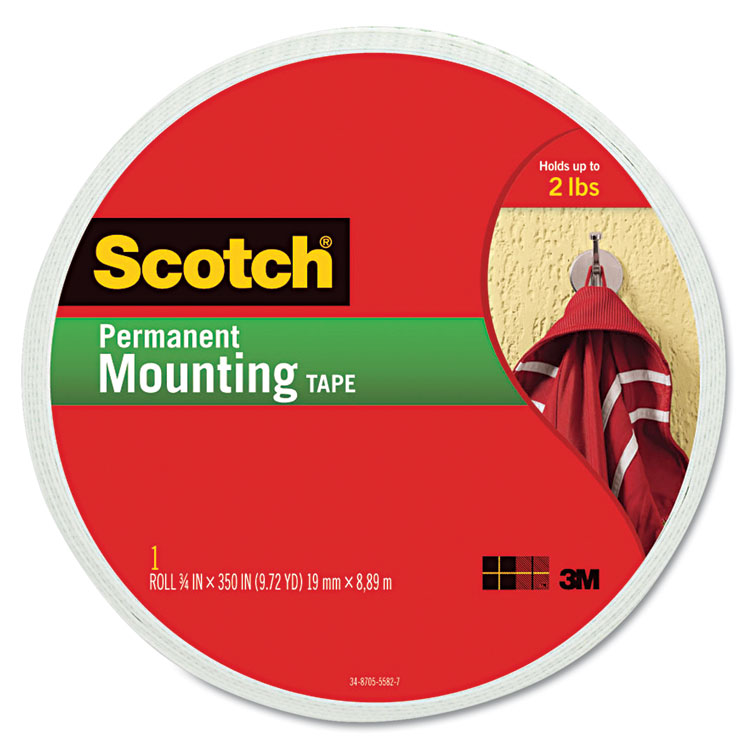 Picture of Foam Mounting Double-Sided Tape, 3/4" Wide x 350" Long