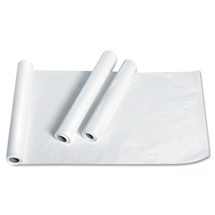 Hoffmaster Cellutex Tablecover - 54 Length x 108 Width - 25 / Carton - Tissue, Poly - White