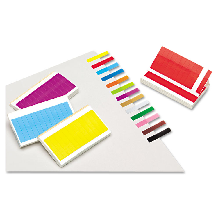 Picture of Removable/Reusable Page Flags, 13 Assorted Colors, 240 Flags/Pack
