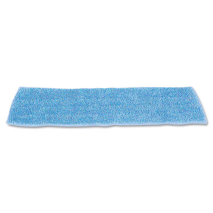 Picture of Economy Wet Mopping Pad, Microfiber, 18", Blue