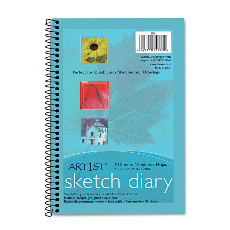 Picture of Art1st Sketch Diary, 9 x 6, White, 70 Sheets