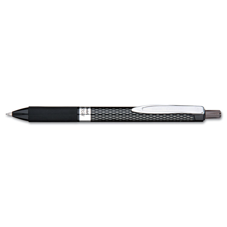 Picture of Oh! Gel Retractable Roller Pen, .7mm, Black Barrel/Ink, Dozen