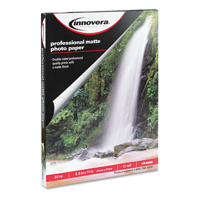 Picture of Heavyweight Photo Paper, Matte, 8-1/2 x 11, 50 Sheets/Pack