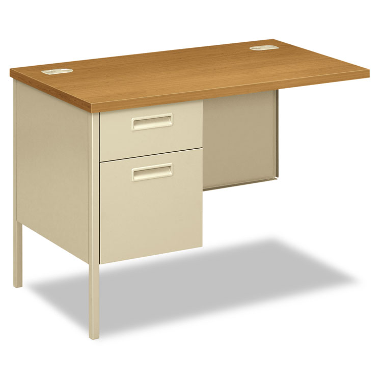 Picture of Metro Classic Series Workstation Return, Left, 42w x 24d, Harvest/Putty