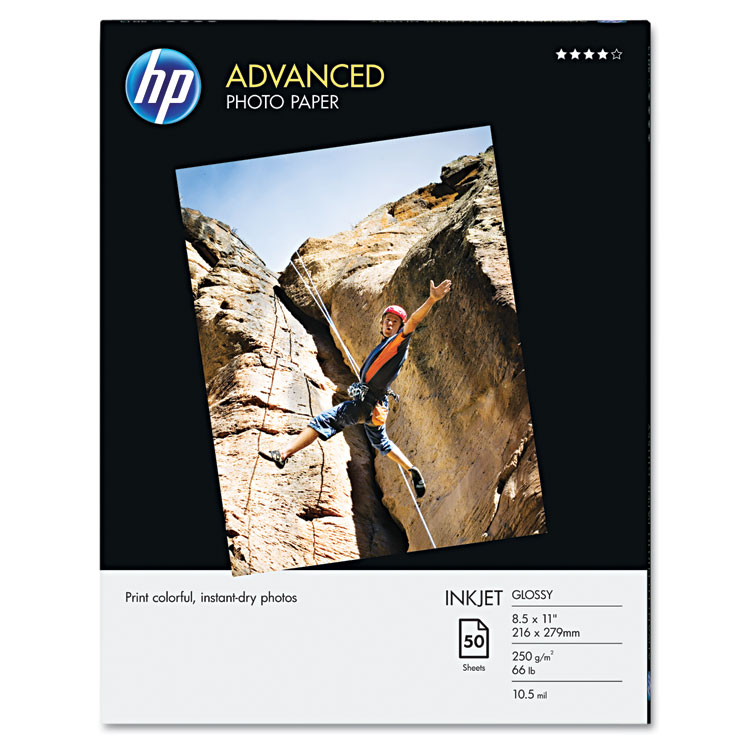 Picture of Advanced Photo Paper, 56 lbs., Glossy, 8-1/2 x 11, 50 Sheets/Pack