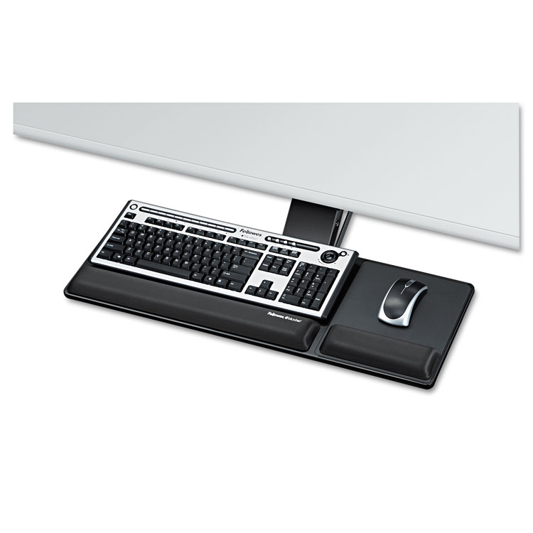 Picture of Designer Suites Compact Keyboard Tray, 19w x 9-1/2d, Black