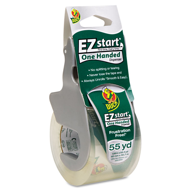 Picture of E-Z Start Premium Packaging Tape w/Dispenser, 1.88" x 55.5yds