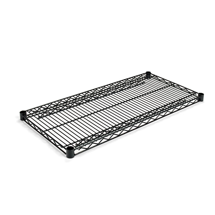 Picture of Industrial Wire Shelving Extra Wire Shelves, 36w x 18d, Black, 2 Shelves/Carton