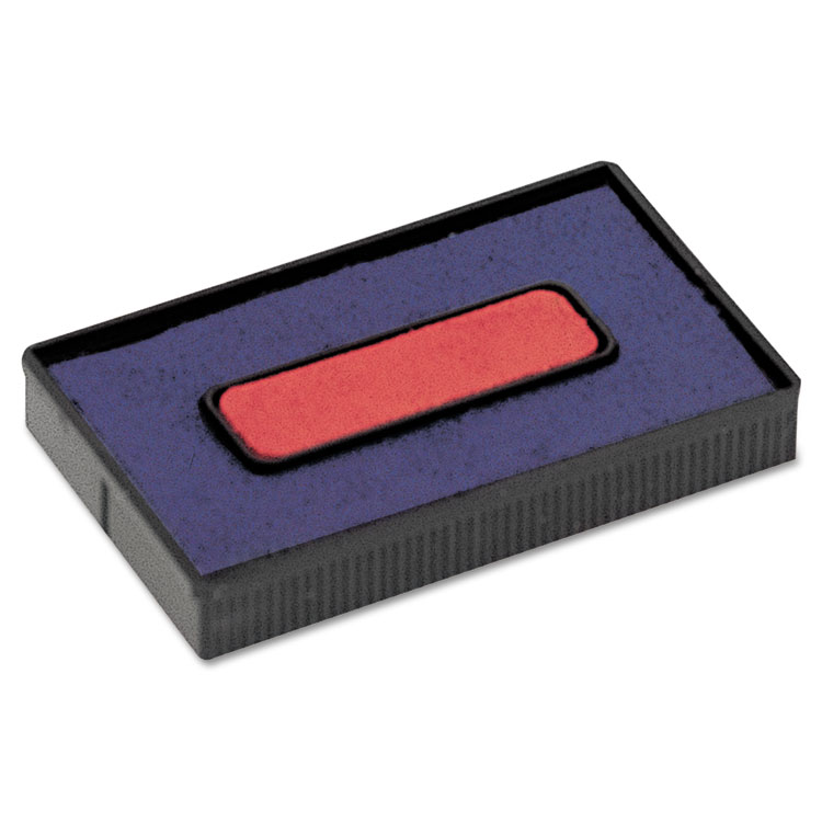 Picture of Felt Replacement Ink Pad for 2000PLUS Economy Message Dater, Red/Blue