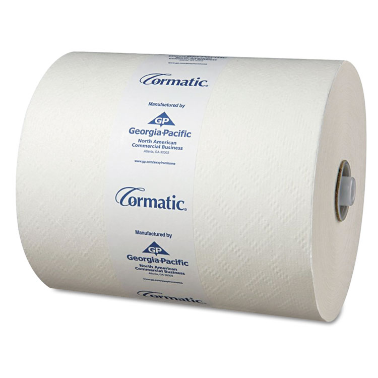 Picture of Hardwound Roll Towels, 8 1/4 x 700ft, White, 6 Rolls/Carton