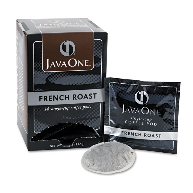 Picture of Coffee Pods, French Roast, Single Cup, 14/Box