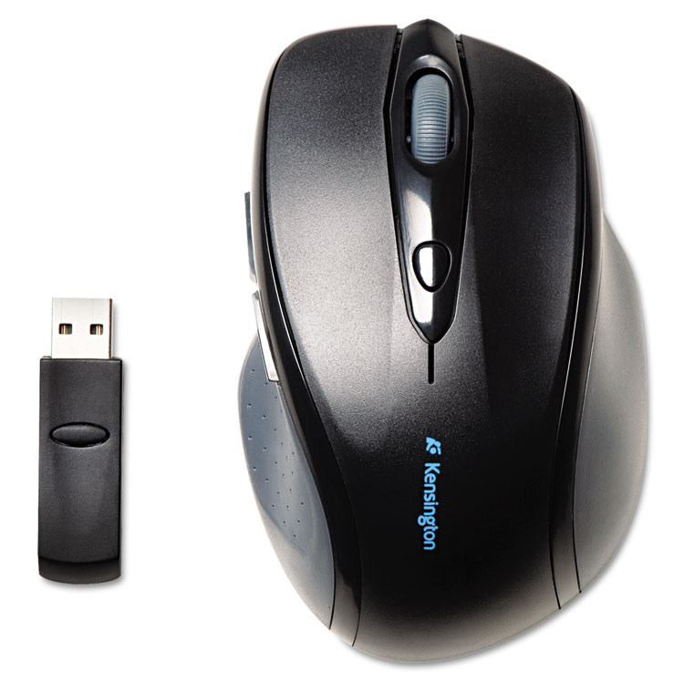 Picture of Pro Fit Full-Size Wireless Mouse, Right, Black