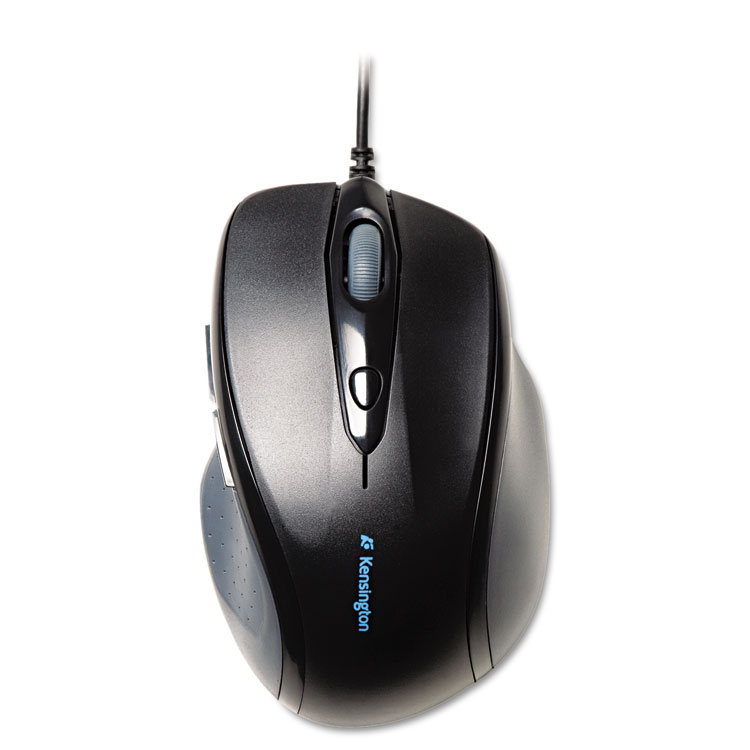 Picture of Pro Fit Wired Full-Size Mouse, USB, Right, Black