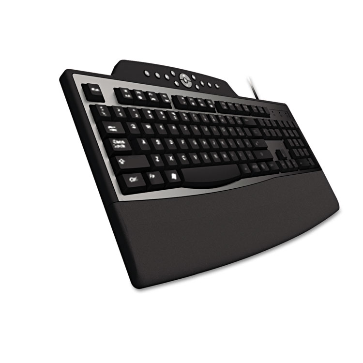 Picture of Pro Fit Comfort Keyboard, Internet/Media Keys, Wired, Black