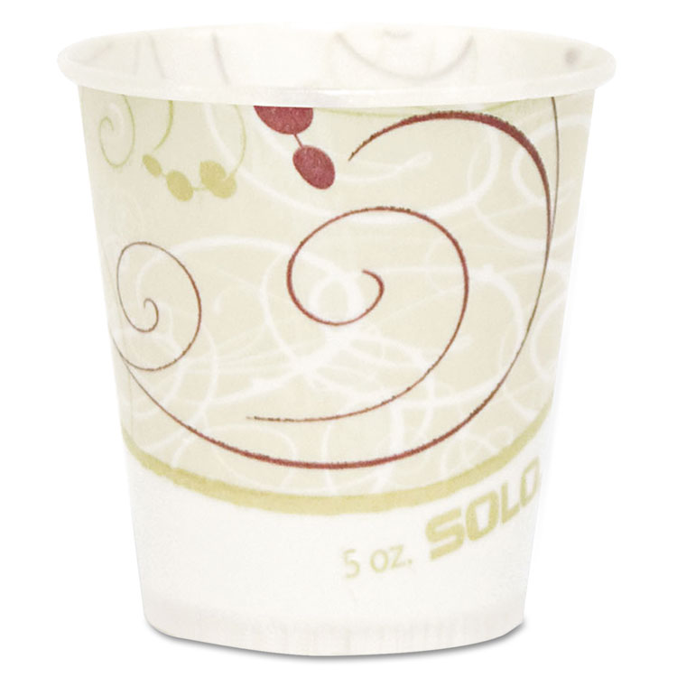 Picture of Paper Water Cups, Waxed, 5oz, 100/bag, 30 Bags/carton